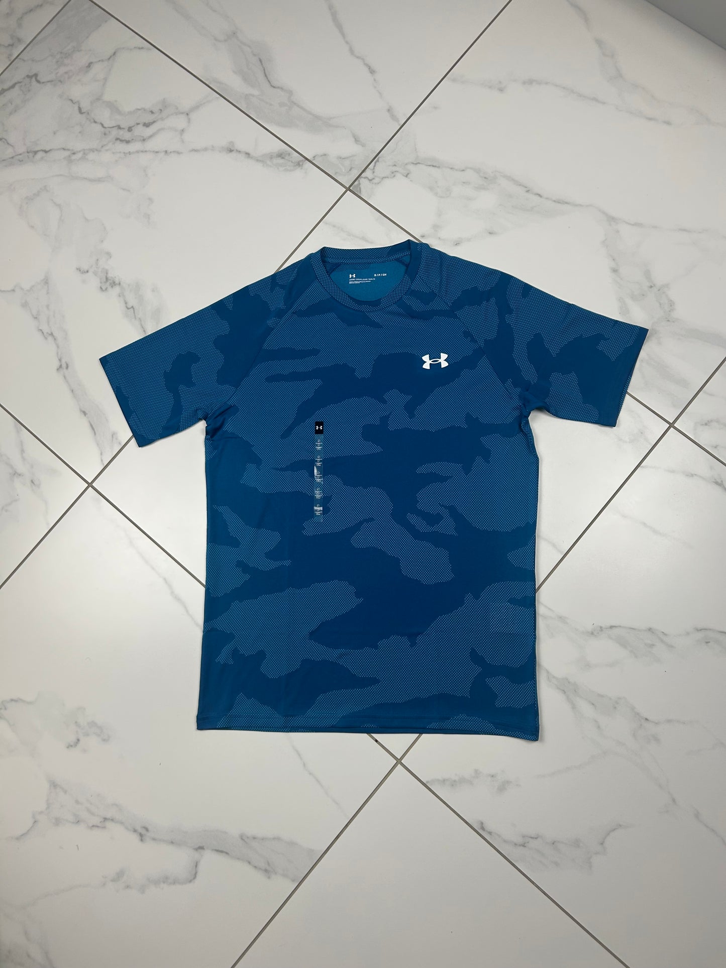 Under Armour Jacquard Camo Varsity Blue T-shirt