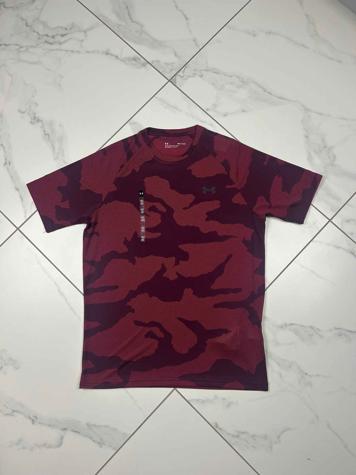 Under Armour Jacquard Camo Beetroot T-shirt