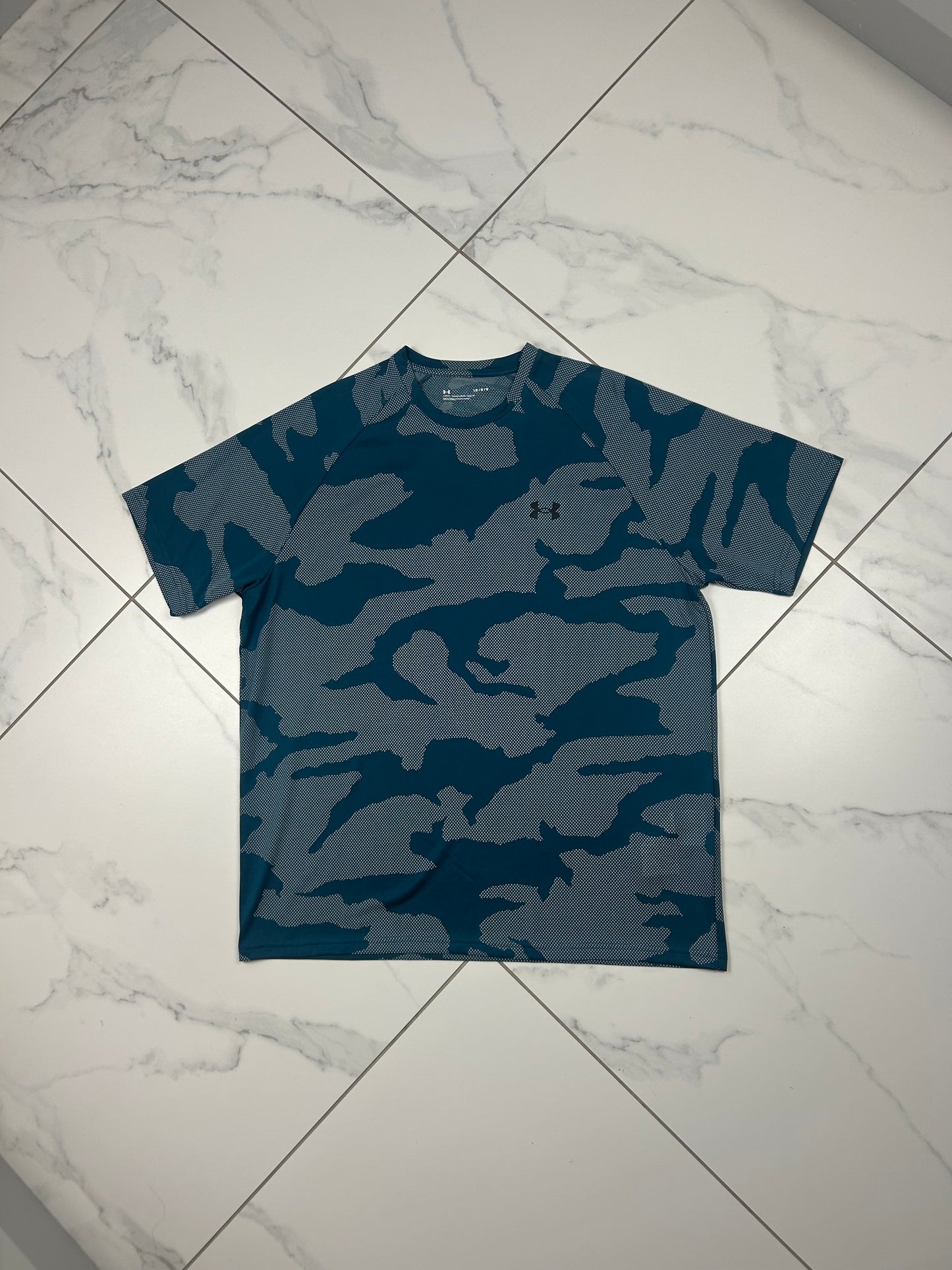 Under Armour Jacquard Camo Teal T-shirt