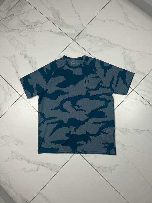 Under Armour Jacquard Camo Teal T-shirt