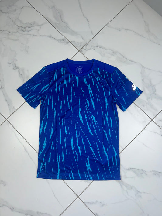 Asics Seasonal Blue Zebra T-Shirt