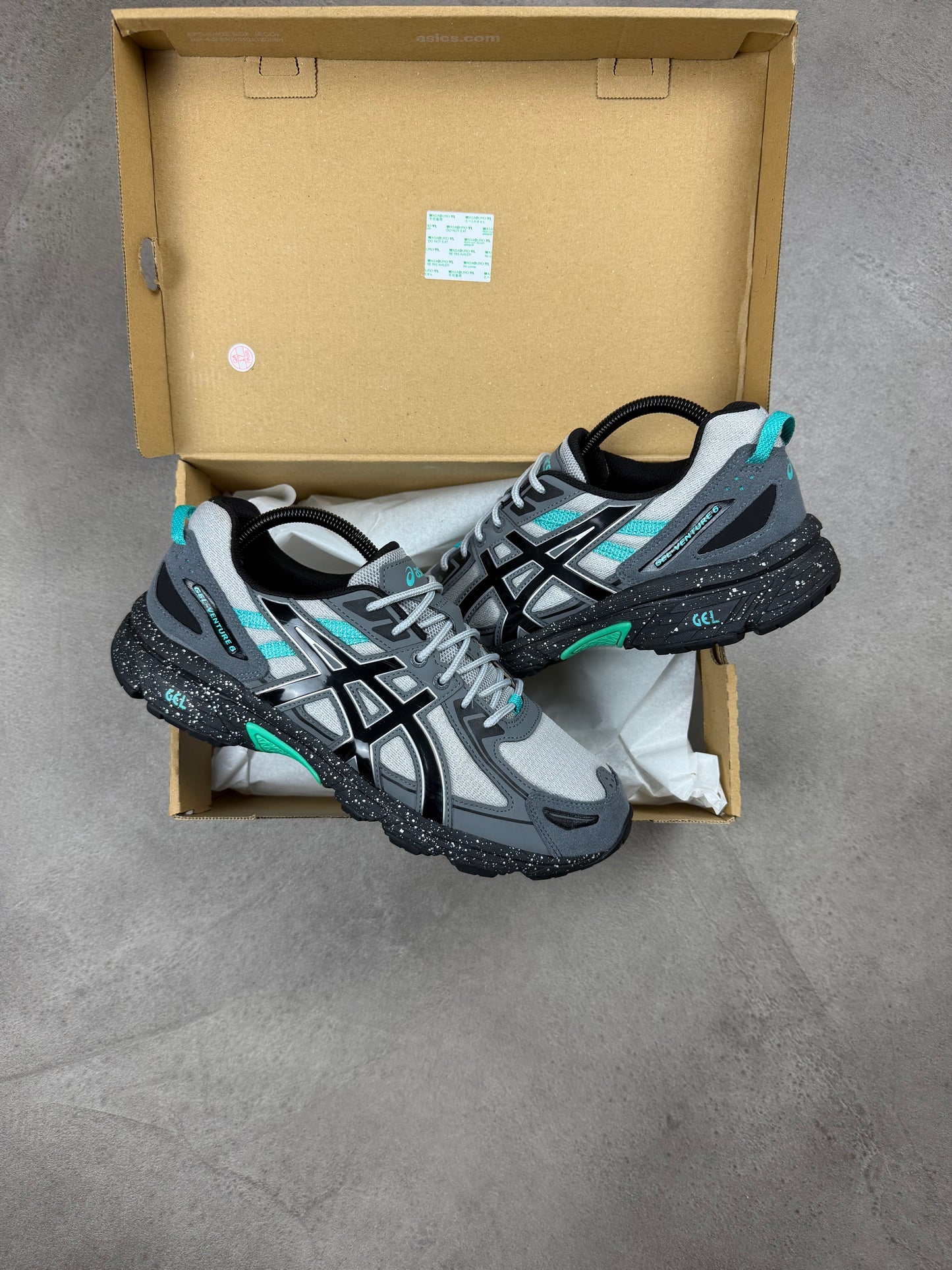 Asics Gel Venture Mid Grey Turquoise